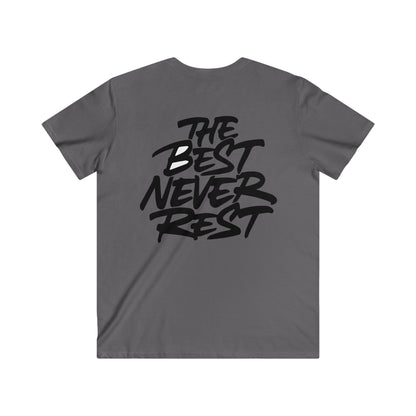 Custom Fitted V-Neck Short Sleeve Tee