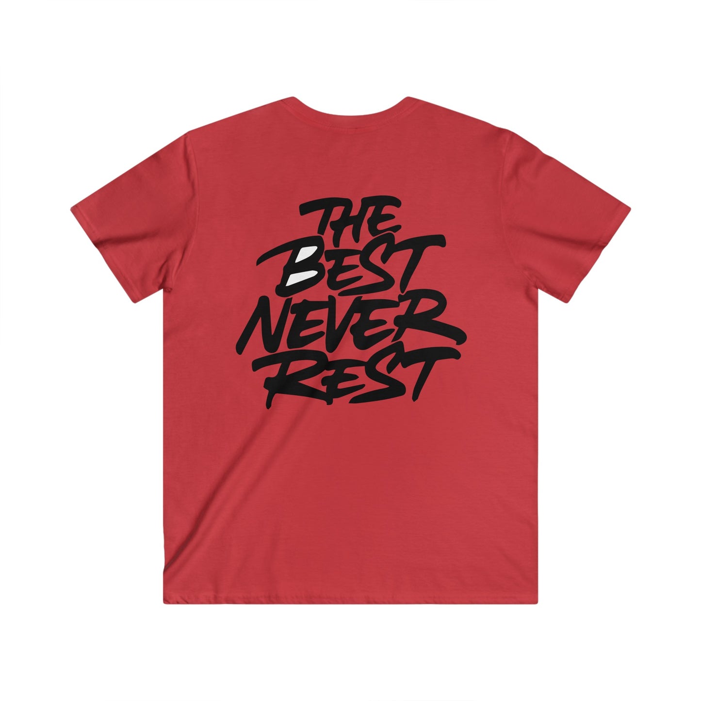 Custom Fitted V-Neck Short Sleeve Tee