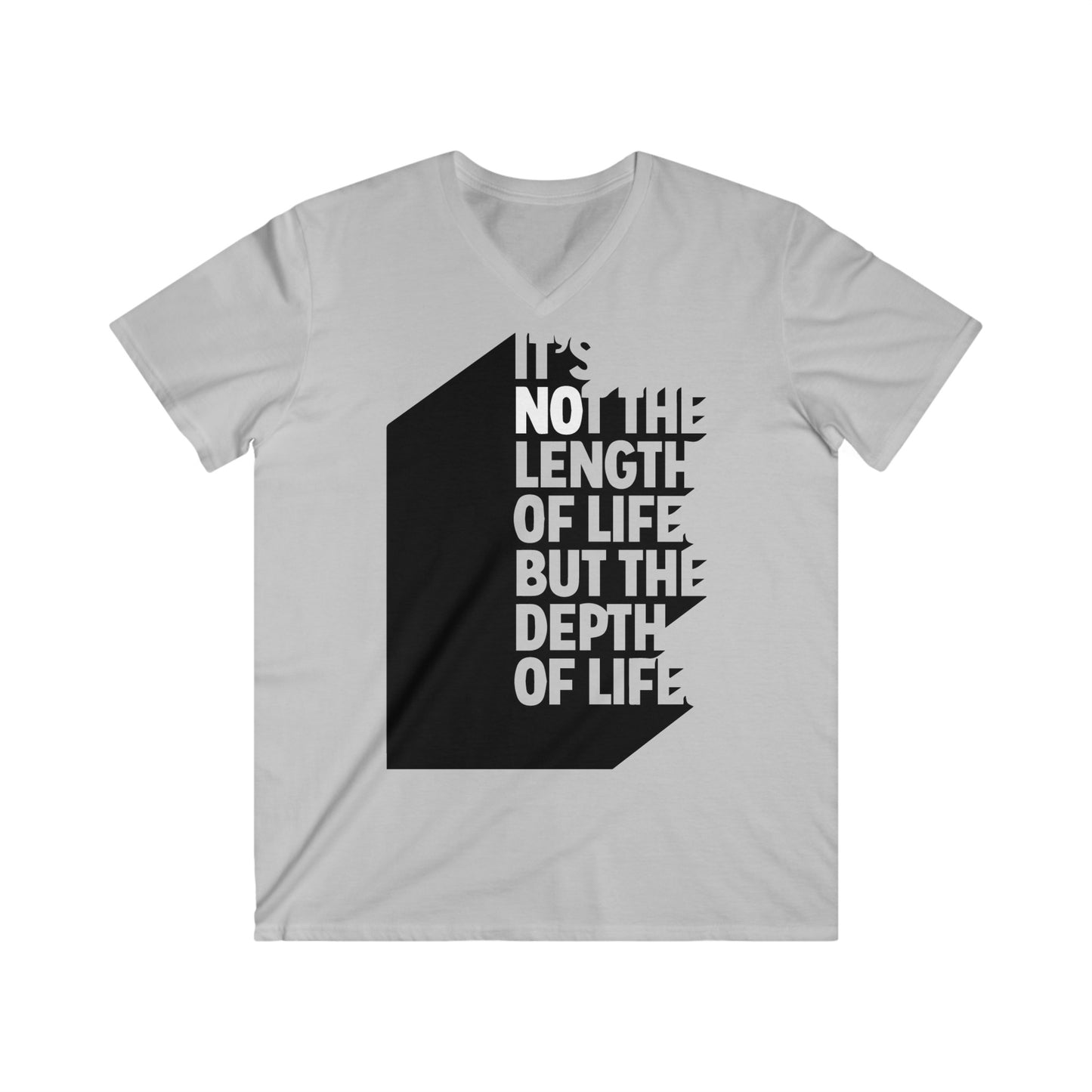 Its not Fitted V-Neck Short Sleeve Tee