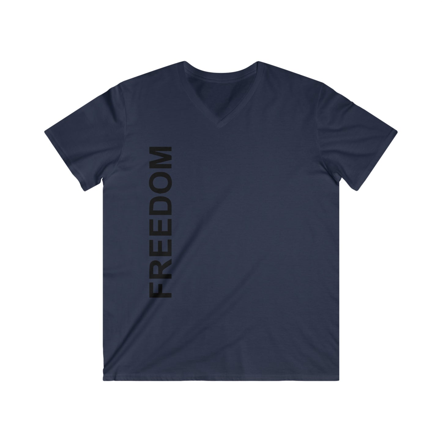 Custom Fitted V-Neck Short Sleeve Tee