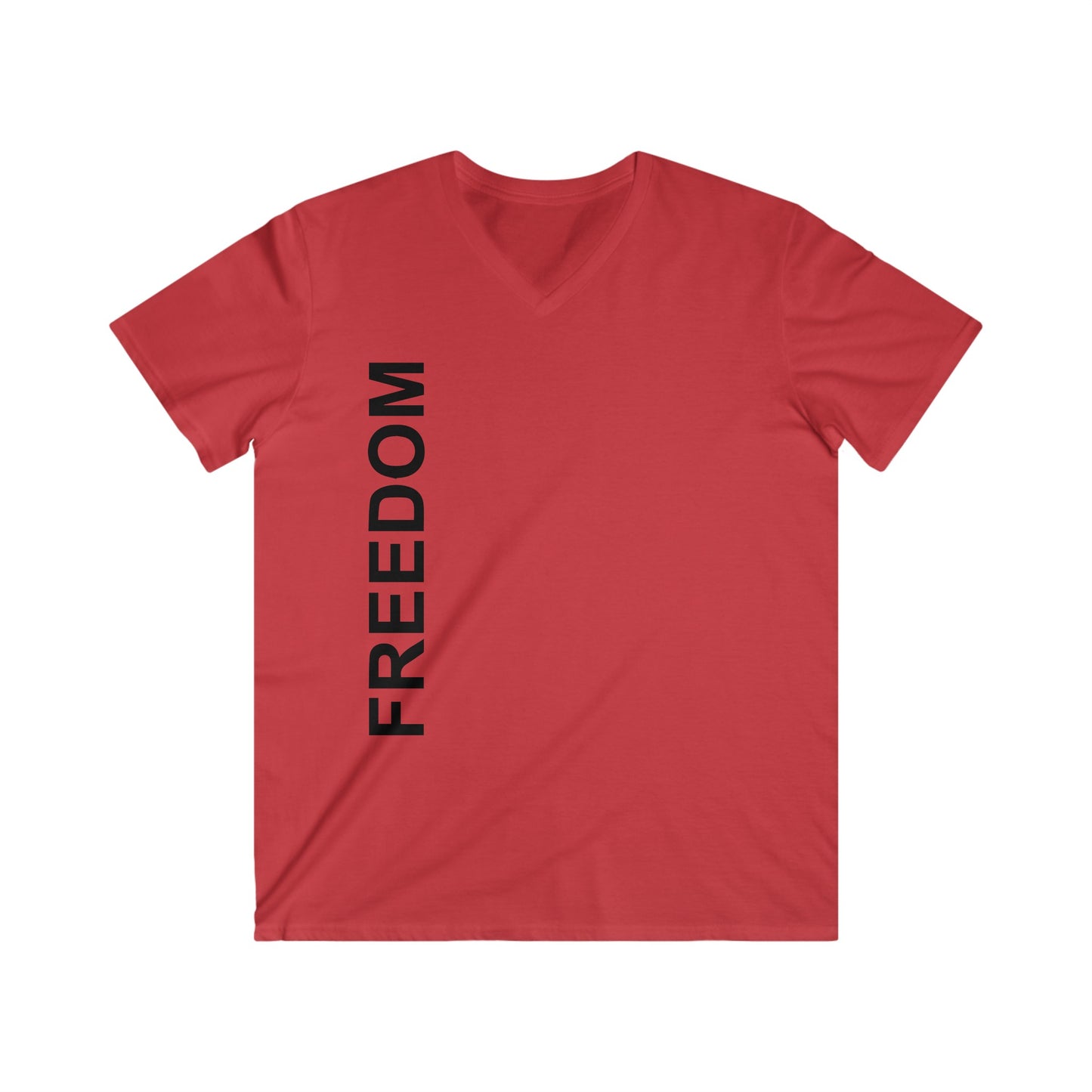 Custom Fitted V-Neck Short Sleeve Tee