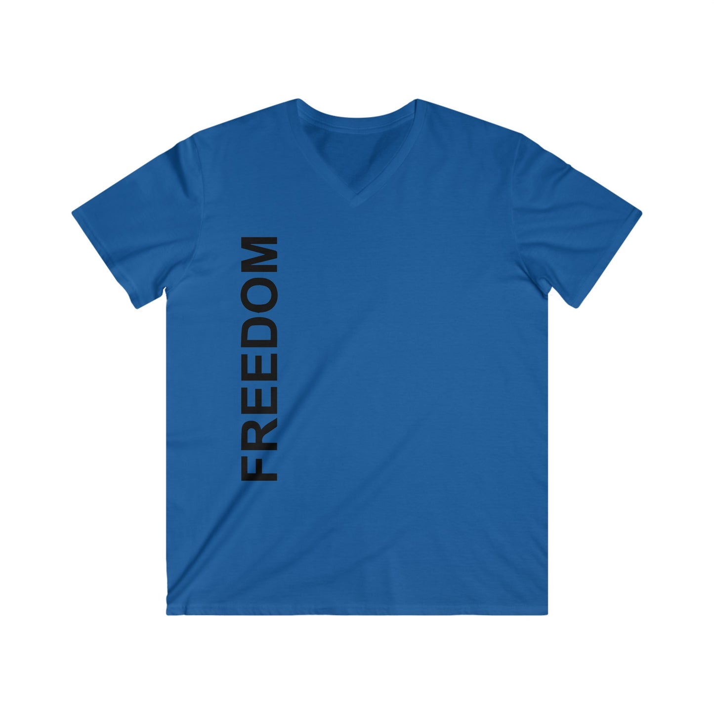 Custom Fitted V-Neck Short Sleeve Tee