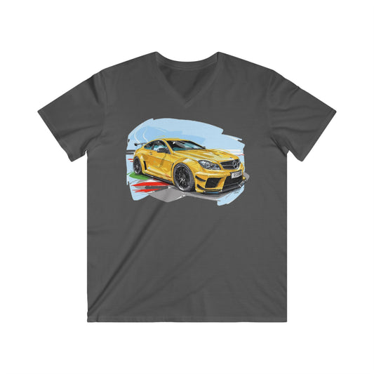 Mercedes Fitted V-Neck Short Sleeve Tee