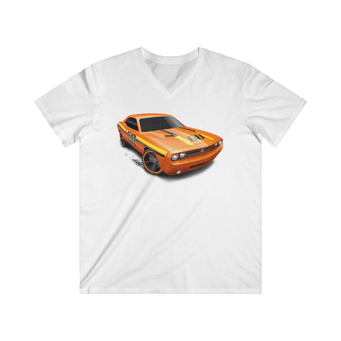 Dodge  Fitted V-Neck Short Sleeve Tee