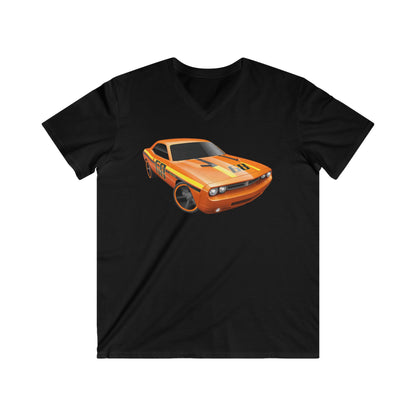 Dodge  Fitted V-Neck Short Sleeve Tee