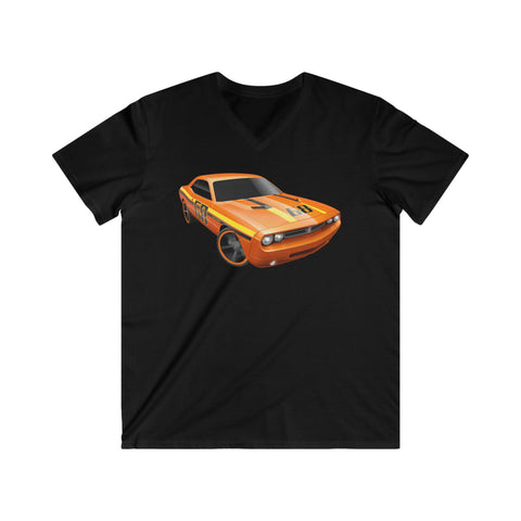 Dodge  Fitted V-Neck Short Sleeve Tee