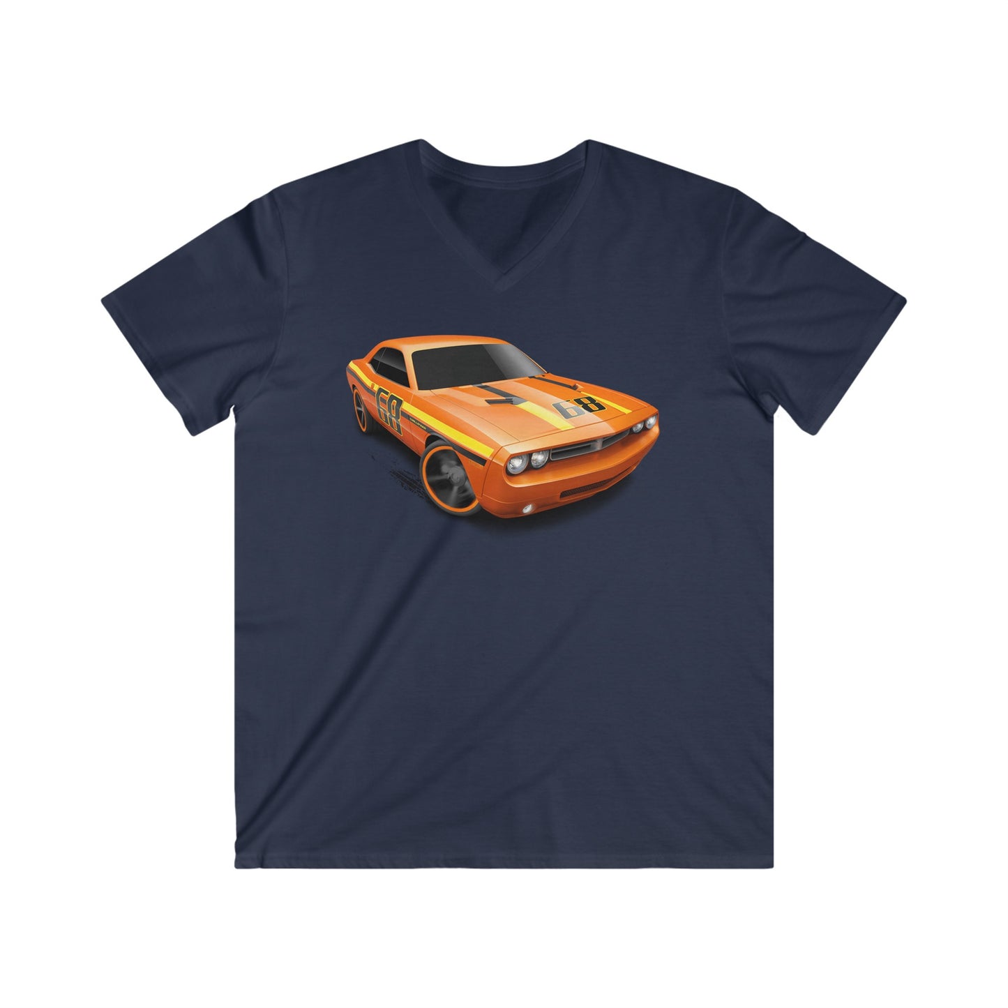 Dodge  Fitted V-Neck Short Sleeve Tee