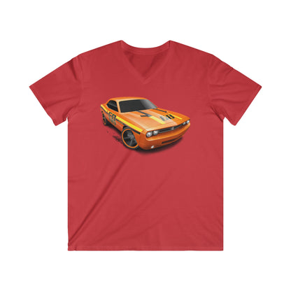 Dodge  Fitted V-Neck Short Sleeve Tee