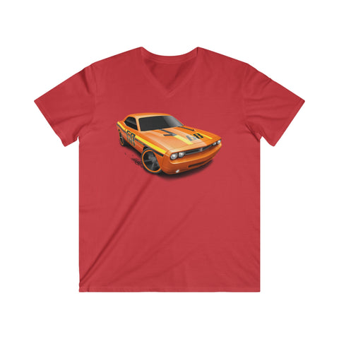 Dodge  Fitted V-Neck Short Sleeve Tee