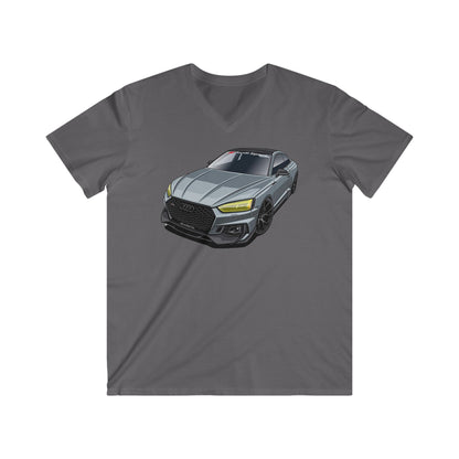 Audi Fitted V-Neck Short Sleeve Tee
