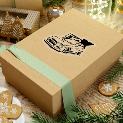 Lancer Black Kiss-Cut Stickers