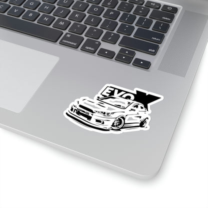 Lancer Black Kiss-Cut Stickers