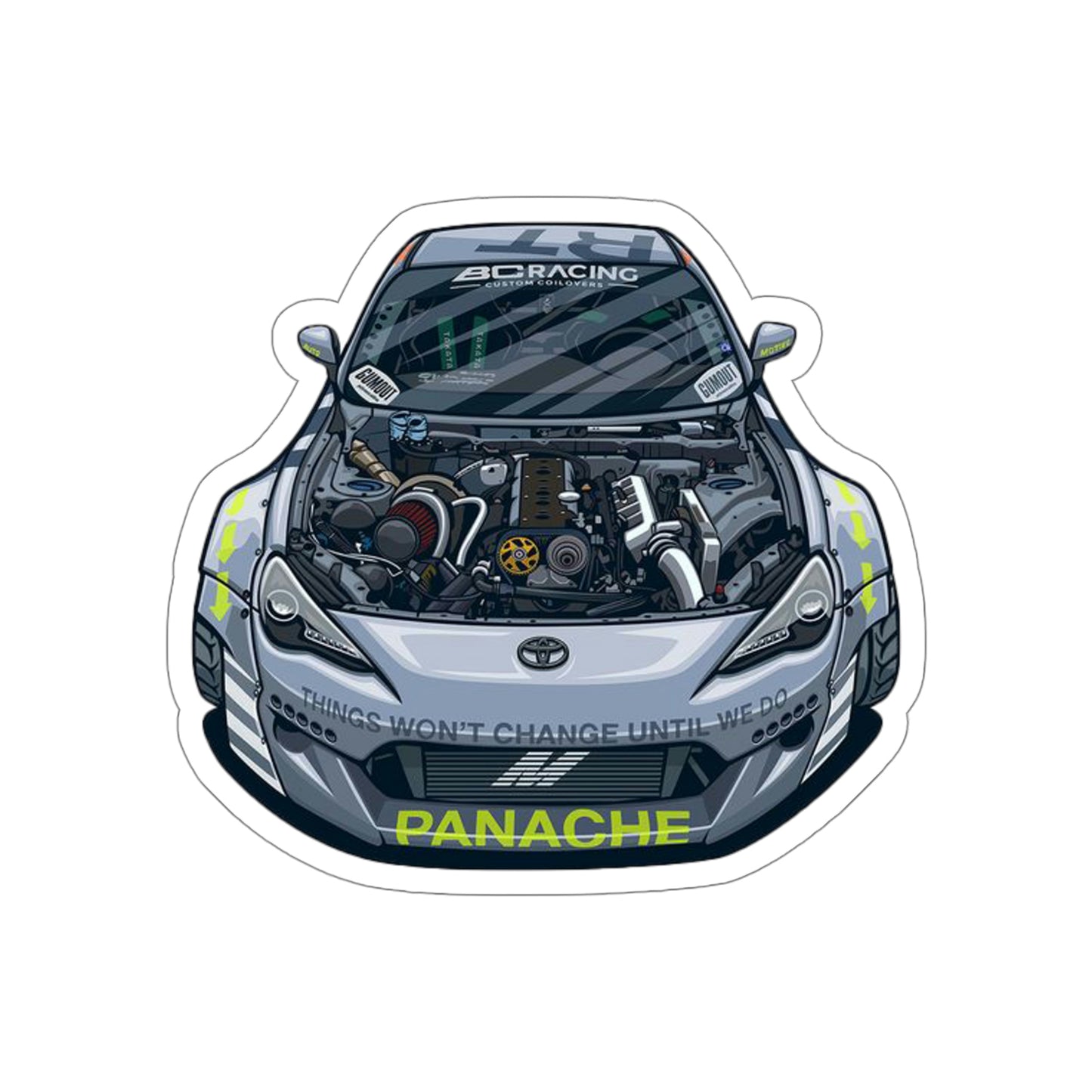 Toyota Kiss-Cut Stickers