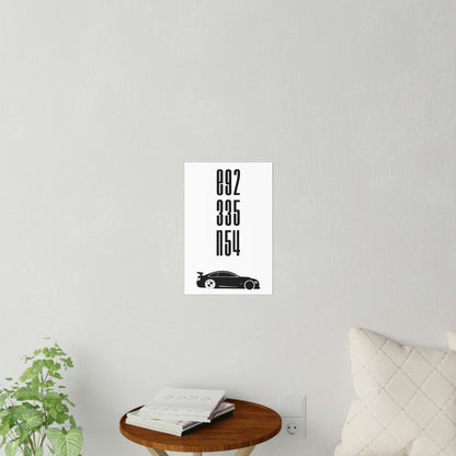 BMW E92 Wall Decals