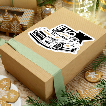 Lancer Black Kiss-Cut Stickers