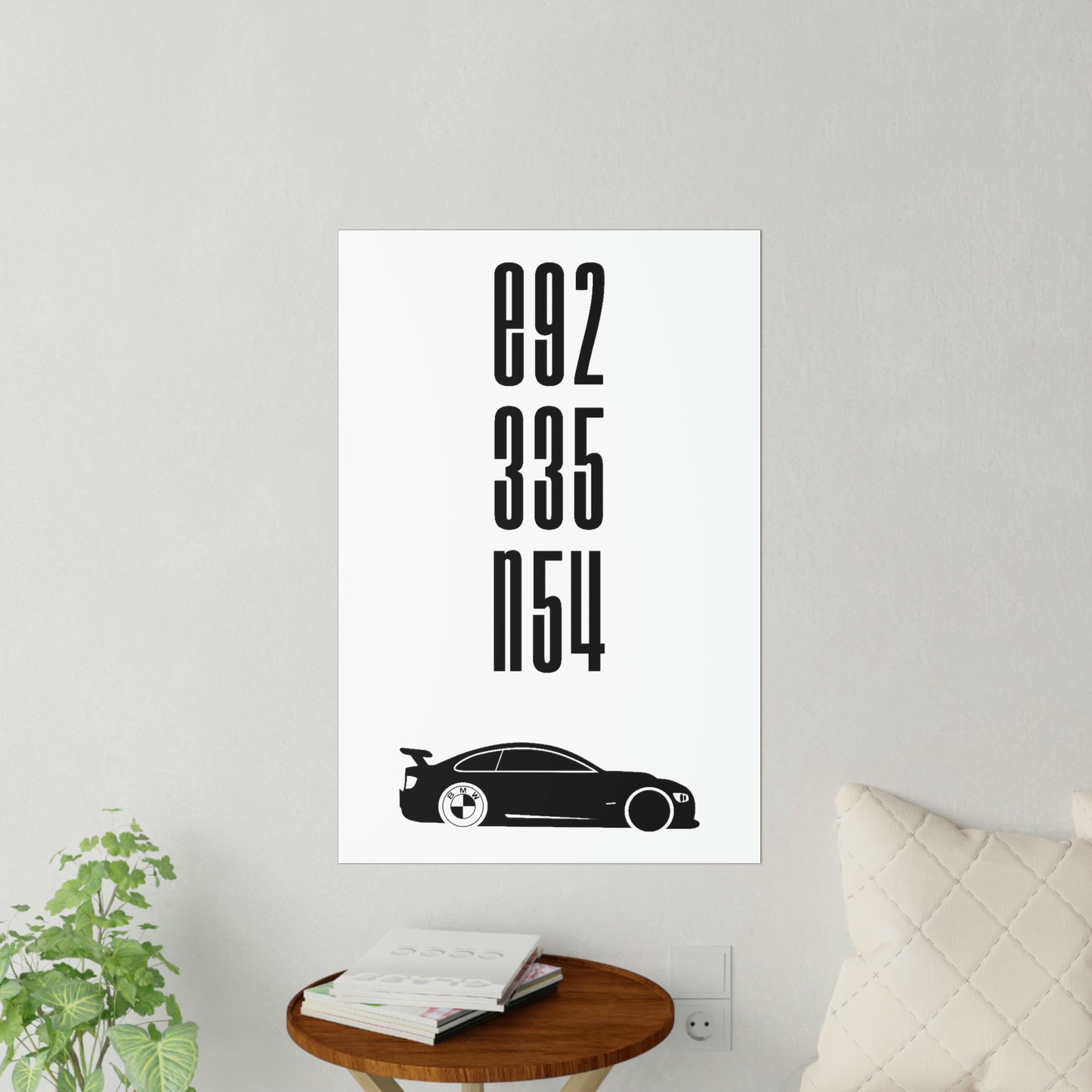 BMW E92 Wall Decals