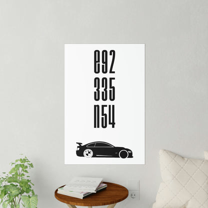 BMW E92 Wall Decals