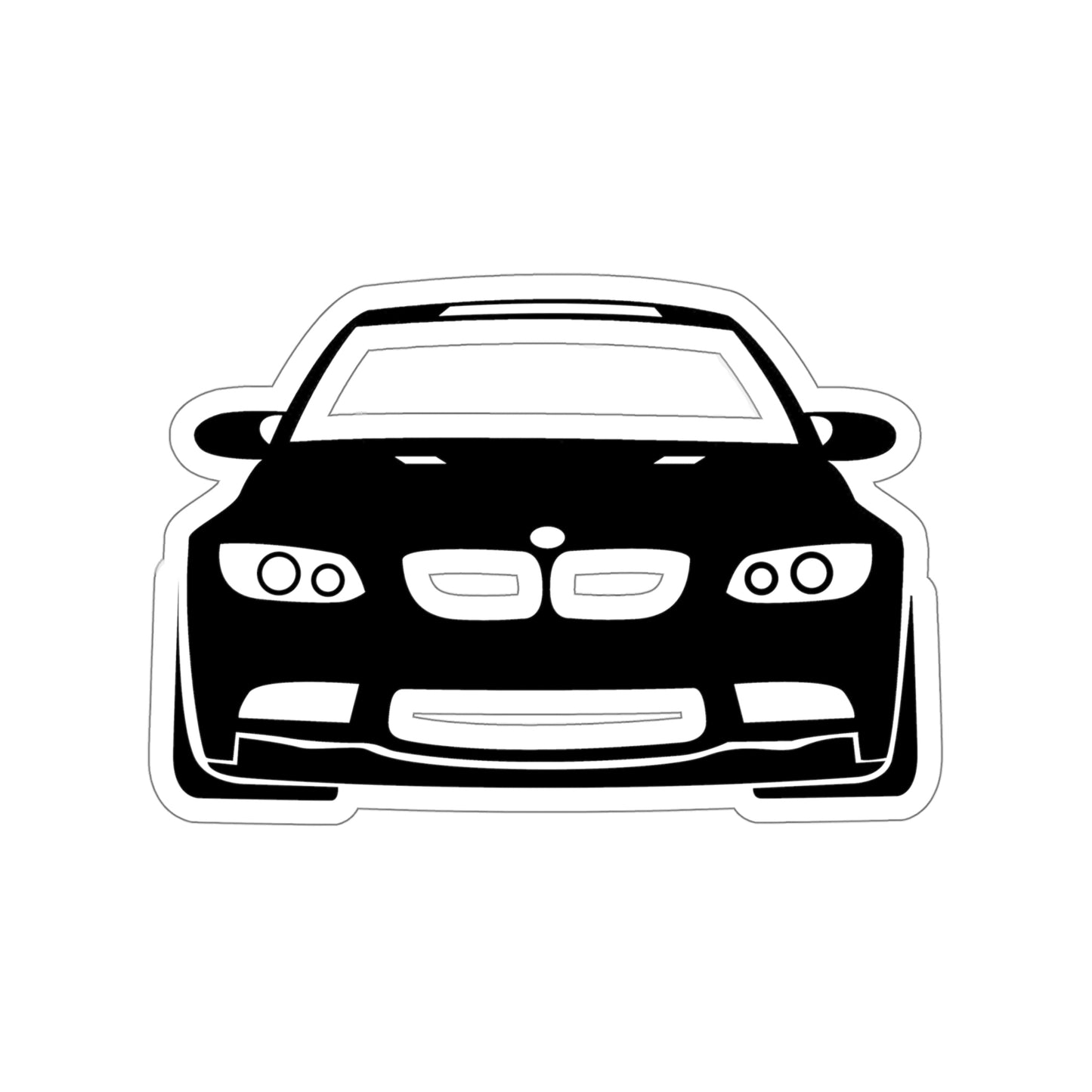 Bmw E92 Black Kiss-Cut Stickers