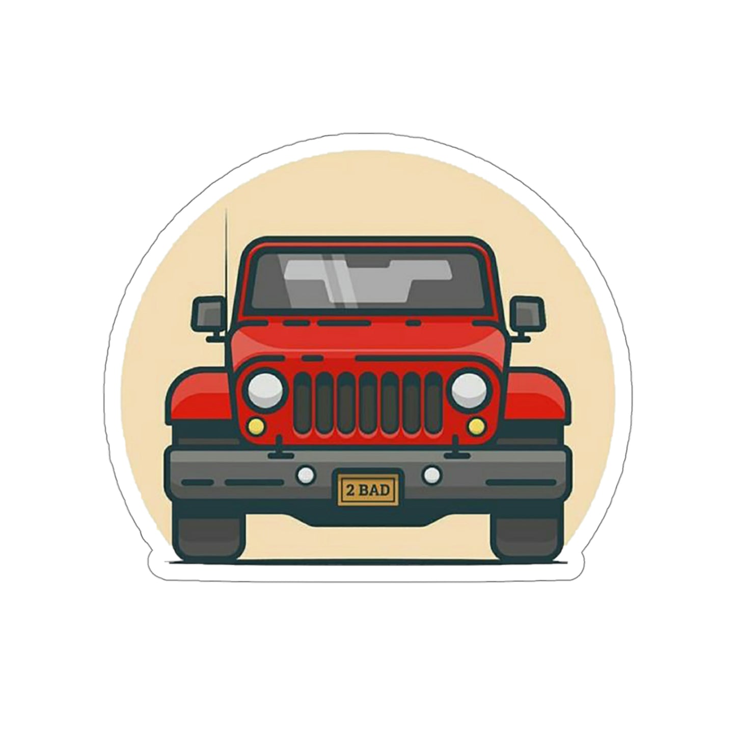Jeep Kiss-Cut Stickers