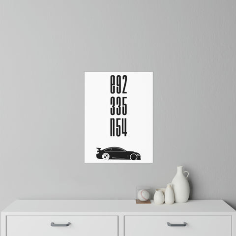 BMW E92 Wall Decals