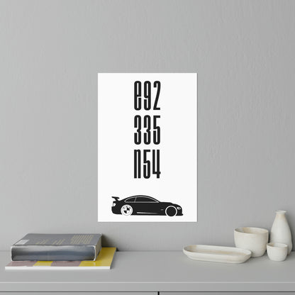 BMW E92 Wall Decals