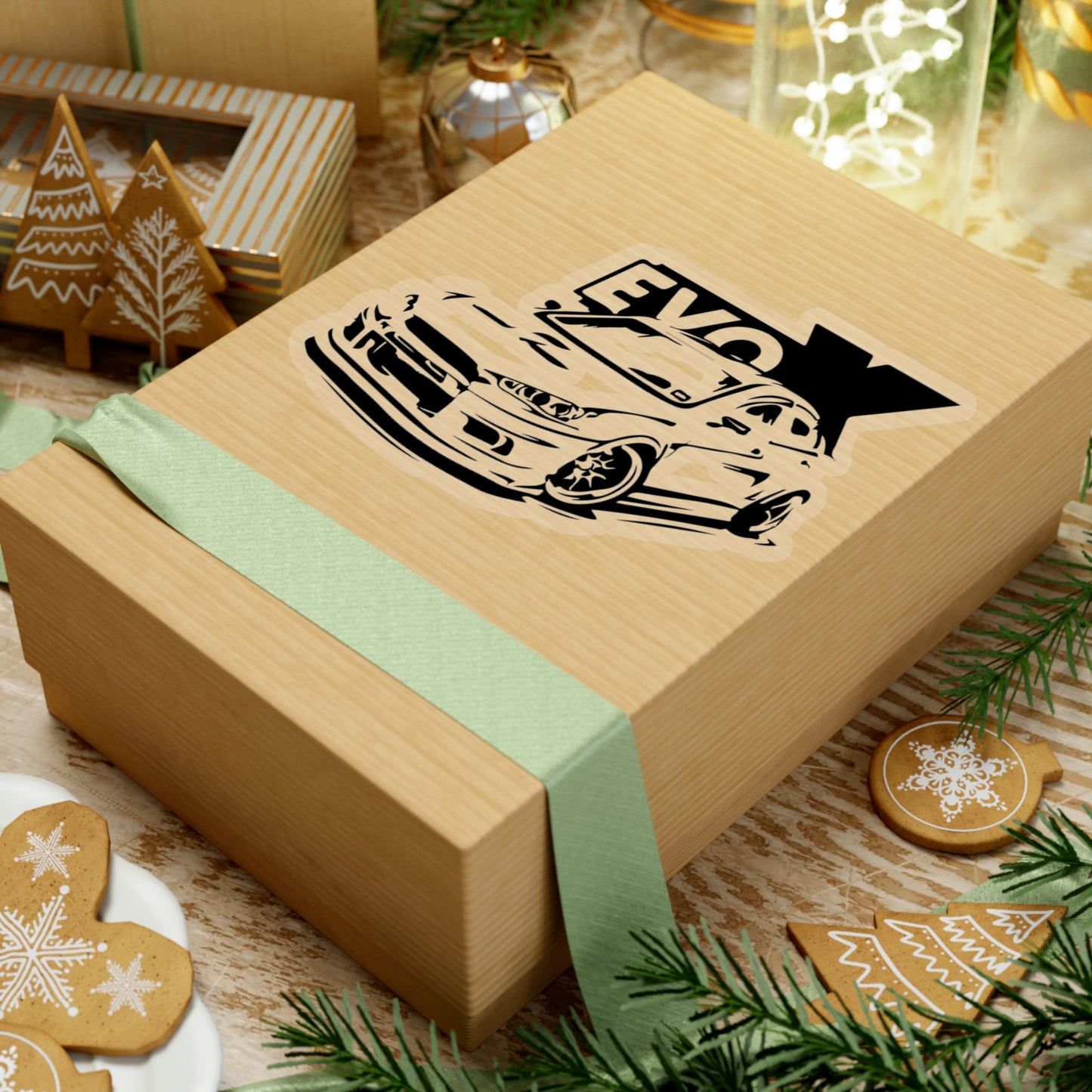 Lancer Black Kiss-Cut Stickers