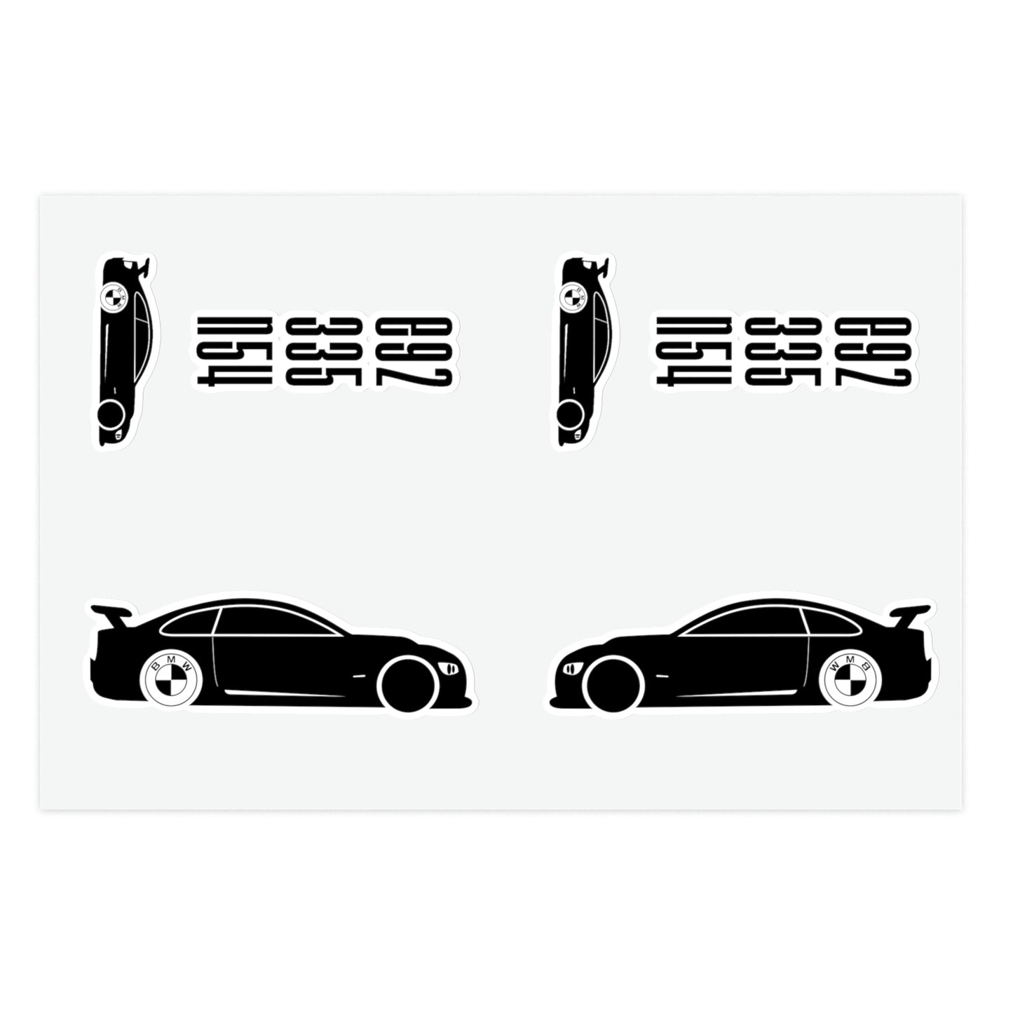 BMW E92 Sticker Sheets