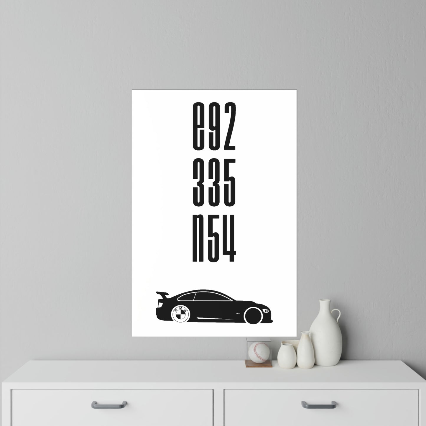 BMW E92 Wall Decals