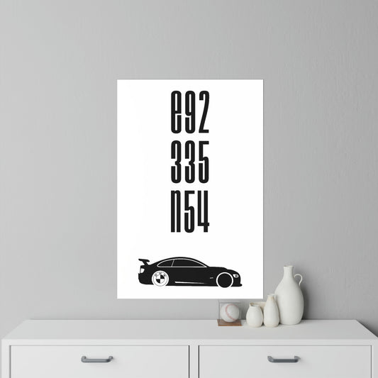 BMW E92 Wall Decals