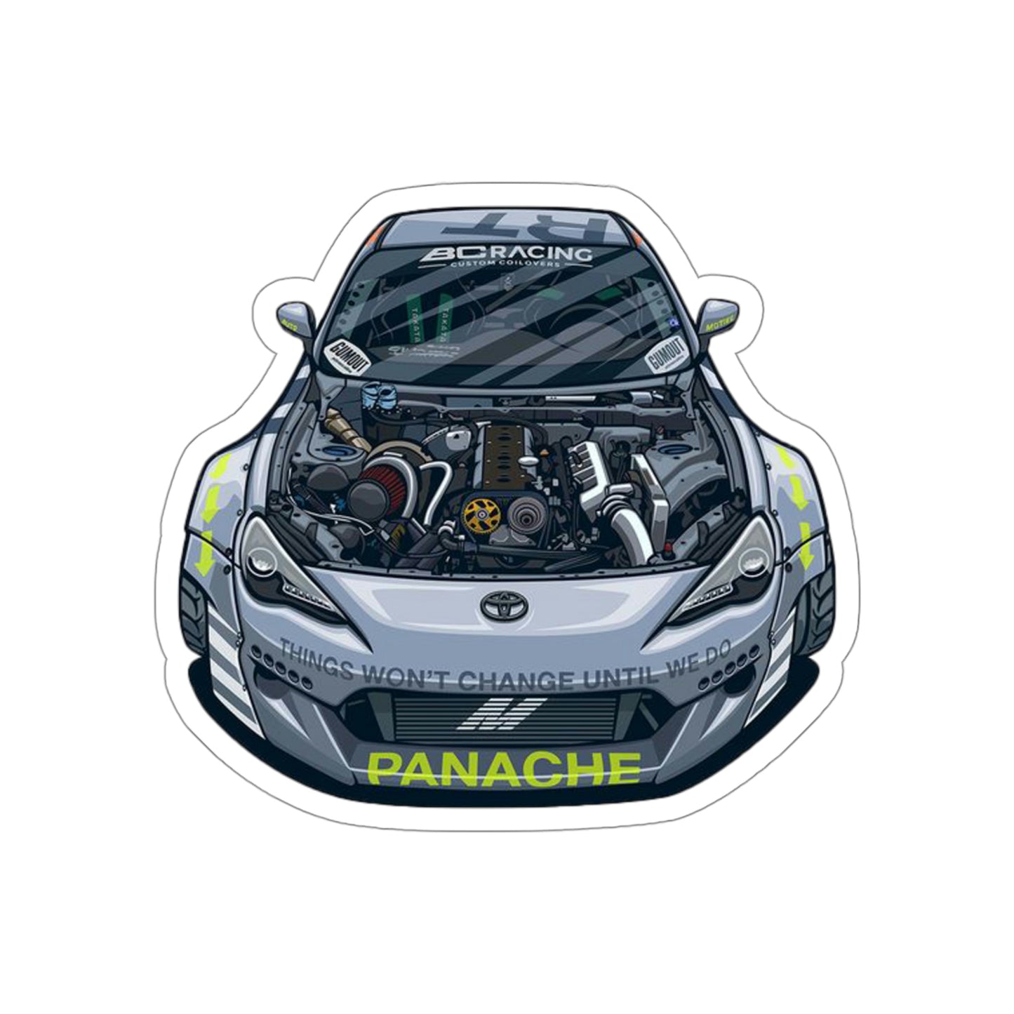 Toyota Kiss-Cut Stickers