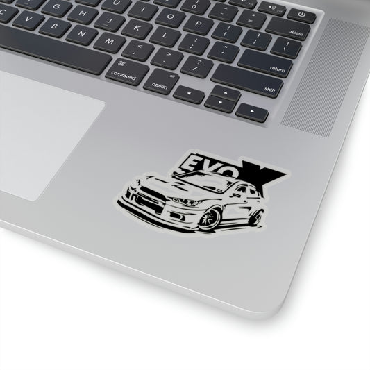 Lancer Black Kiss-Cut Stickers