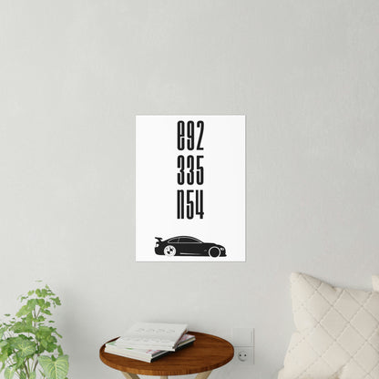 BMW E92 Wall Decals