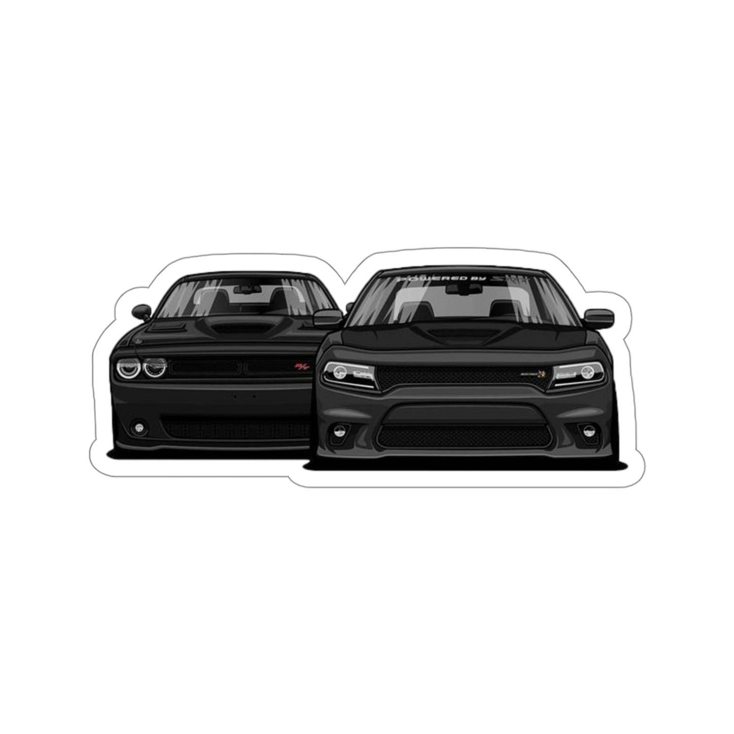 Dodge Kiss-Cut Stickers