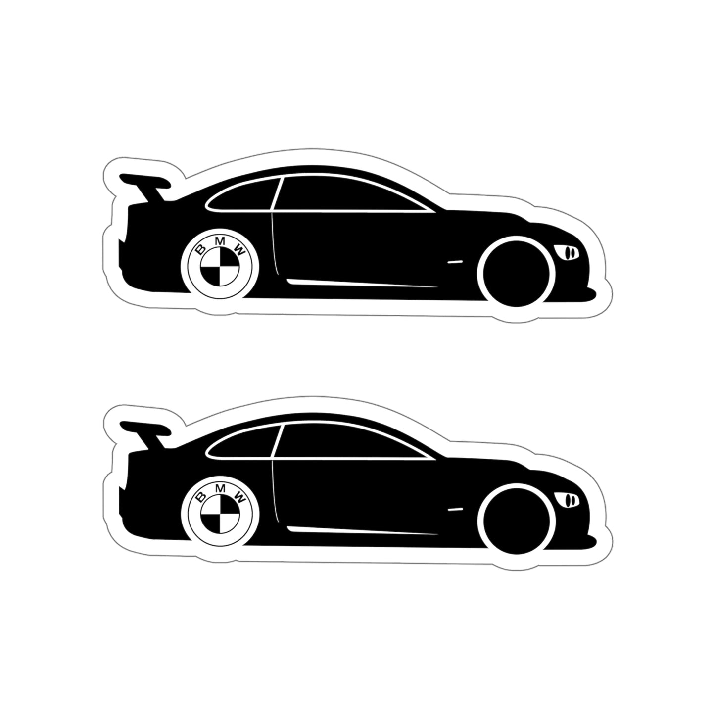 Bmw E92 Black Kiss-Cut Stickers