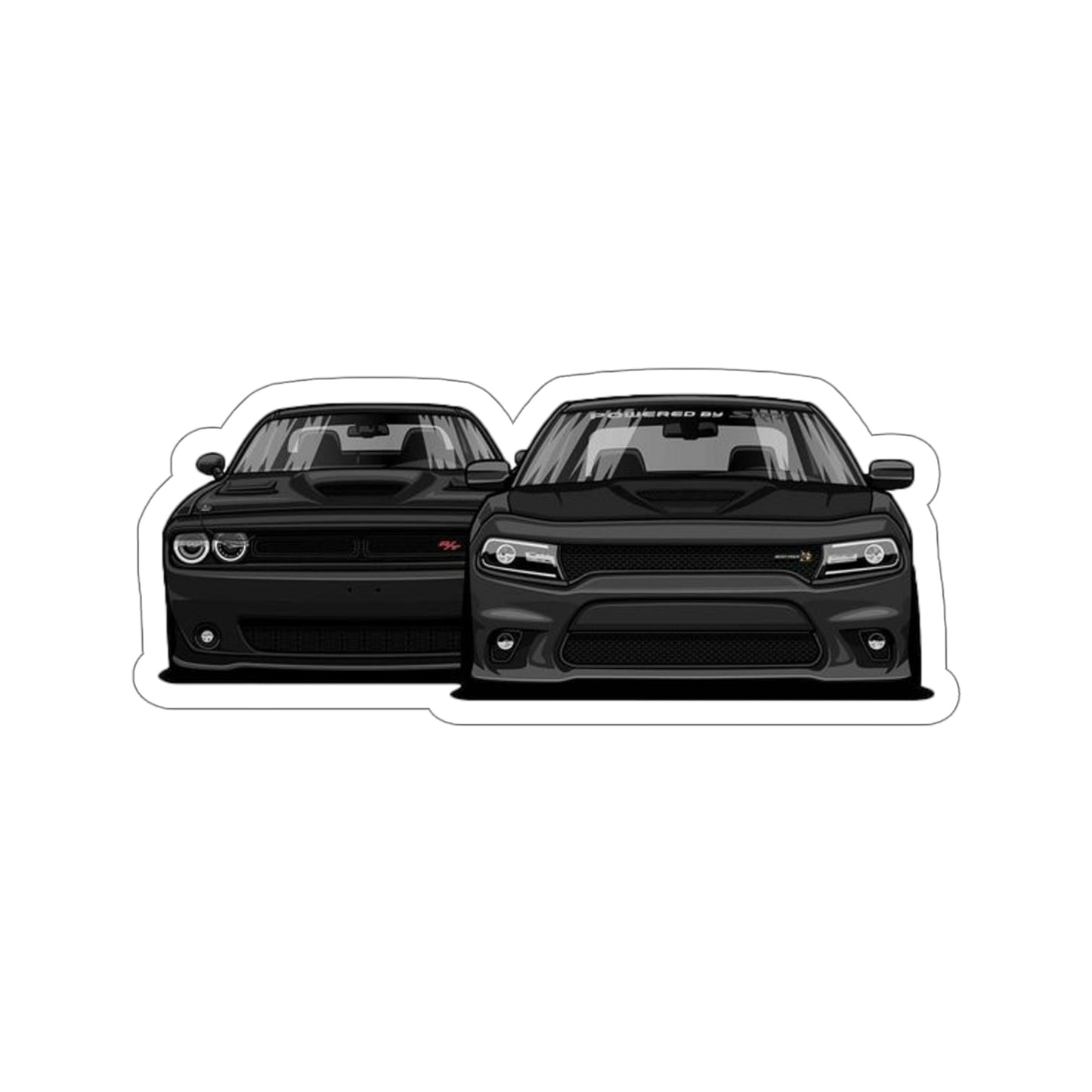 Dodge Kiss-Cut Stickers